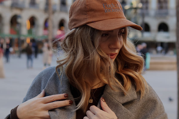 Fuck the industry Cap beige
