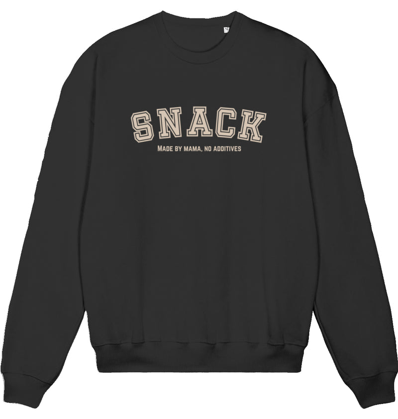 Snack Sweater – Made by Mama, No Additives – Schwarz