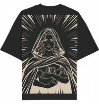 Breastkeeper - Shirt Black - Druck Beige