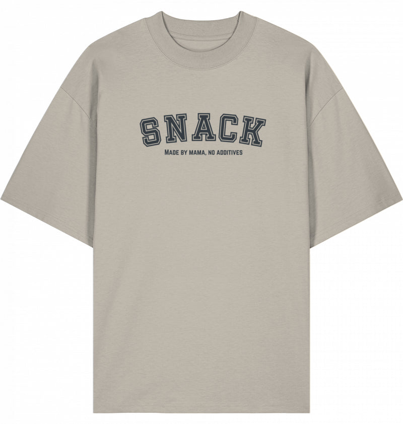Snack Shirt – Made by Mama, No Additives (Stone)