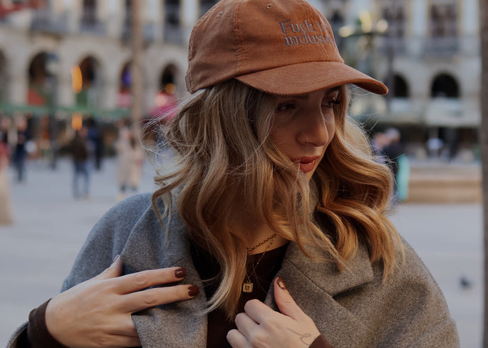 Fuck the industry Cap beige