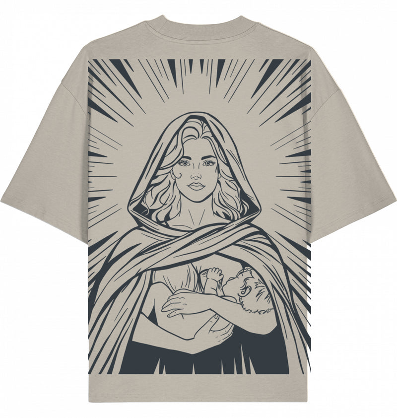 Breastkeeper - Shirt Stone - Druck blau