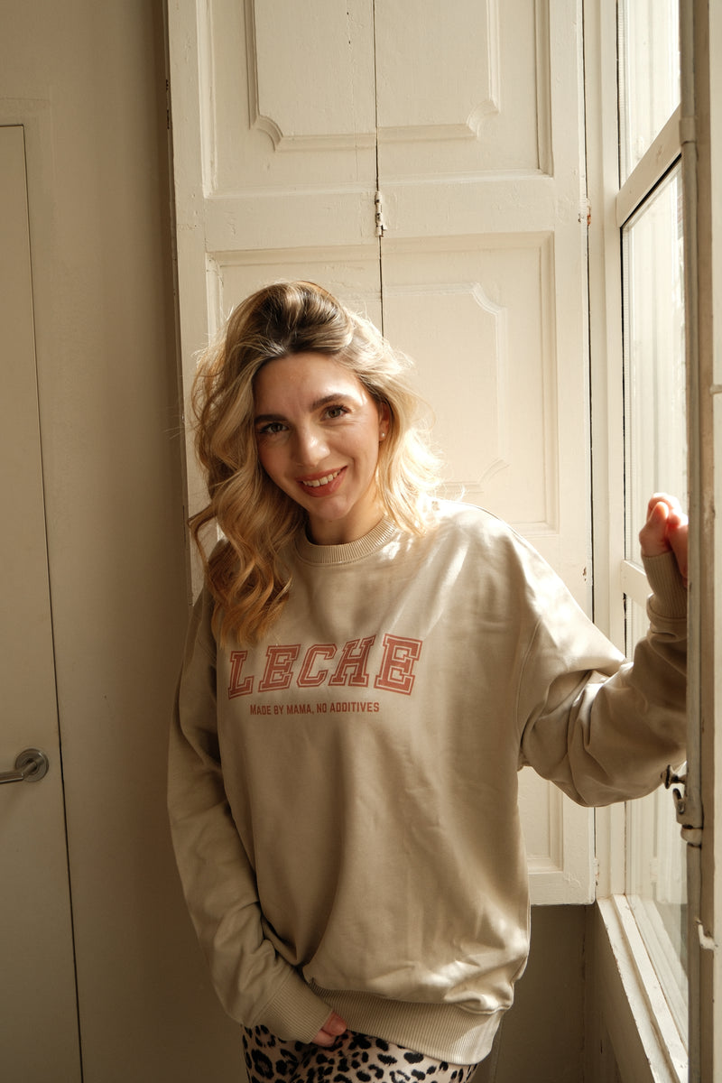 Leche Sweater – Made by Mama, No Additives – Beige