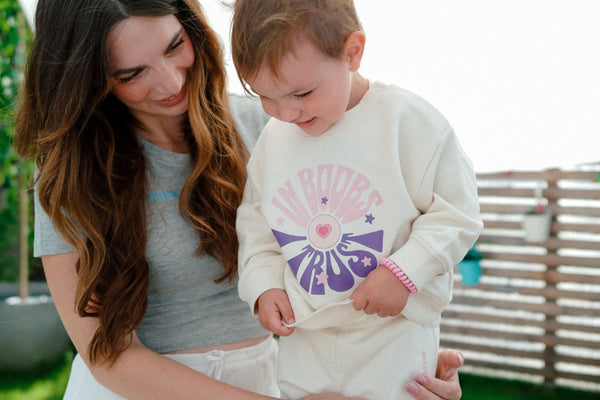 Baby Pulli - In Boobs I trust - rosa/lila