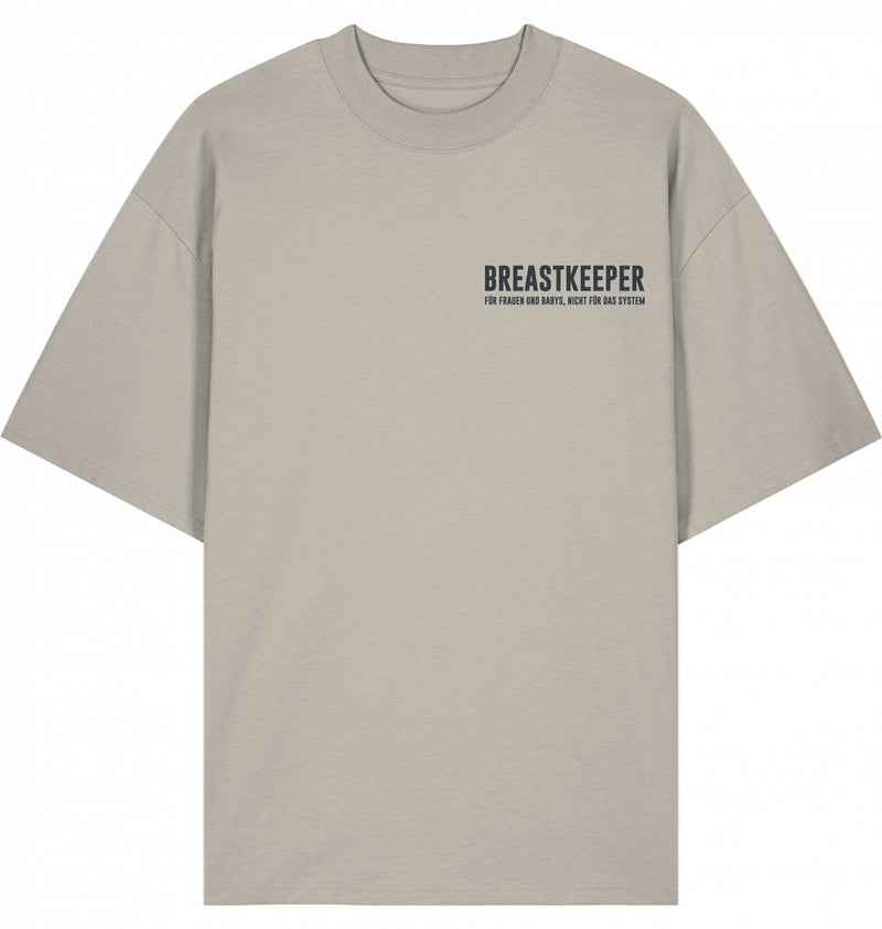 Breastkeeper - Shirt Stone - Druck blau