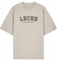 Leche Shirt – Made by Mama, No Additives (Cream-Grün)